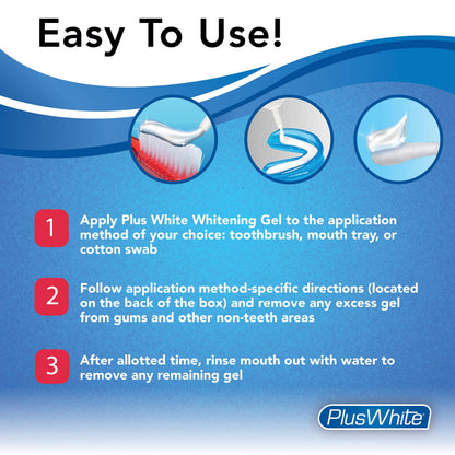 Plus White Speed Whitening Gel - 5-Minute Teeth Whitening (Pack of 3) | Dentist-Approved