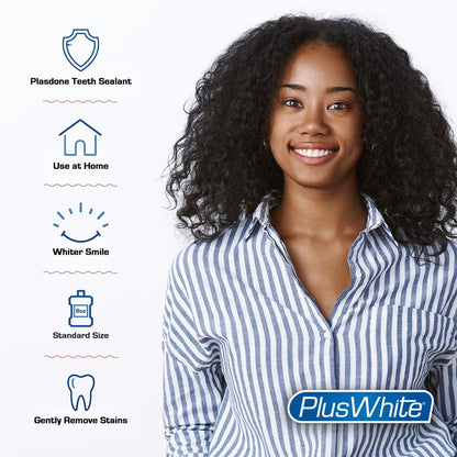 Plus White Post Whitening Stain Rinse 6 oz – Dentist Recommended Mouthwash