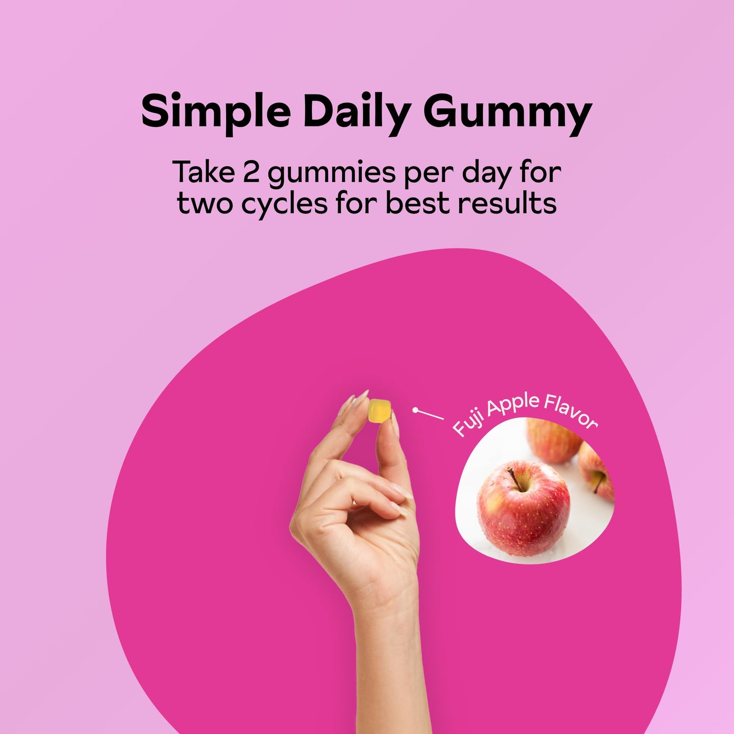 PMS Support Gummies for Women - Hormone Balance, Healthy Cycle | 60 Gummies