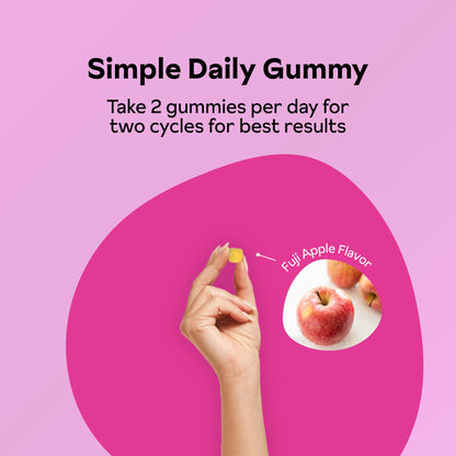 PMS Support Gummies for Women - Hormone Balance, Healthy Cycle | 60 Gummies