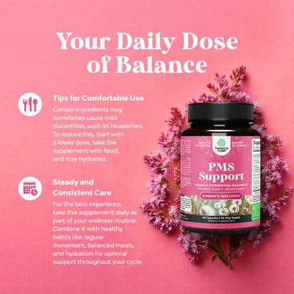 PMS Support for Women – Hormone Balance & Period Comfort (DIM, Chasteberry, Black Cohosh, Ashwagandha)