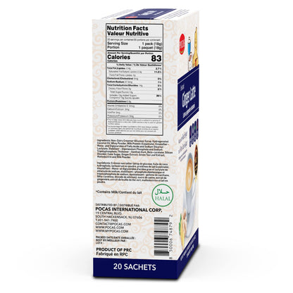 POCAS Ginger Latte Instant Tea 4-Pack - Ginger Extract, Non-Dairy Creamer