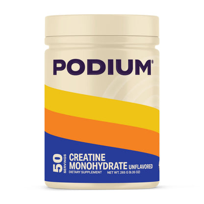 Podium Nutrition Solos Creatine Monohydrate – 50 Servings, Unflavored | Boost Athletic Performance