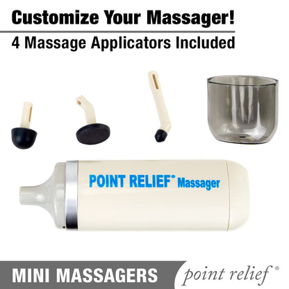 Point Relief 14-1050 Mini Massager — Handheld Targeted Massage Therapy