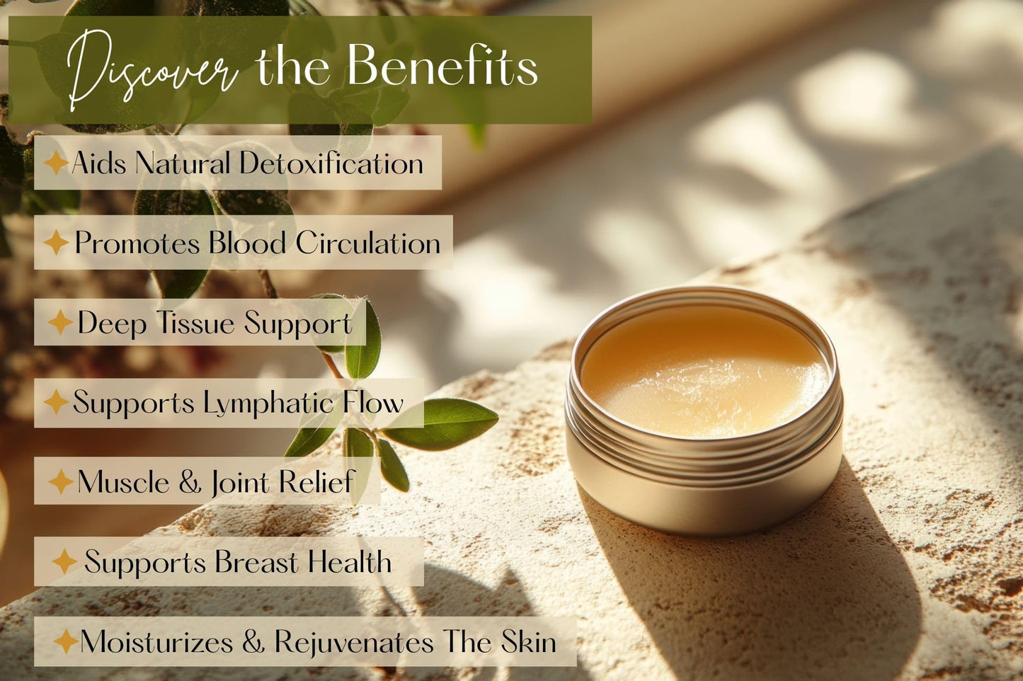 Poke Root & Castor Oil Salve – 1oz, Lymphatic Support & Deep Tissue Relief