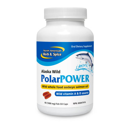 North American Herb and Spice Polar Power Gel-Capsules – Fish Oil Gel Caps, 90 Capsules