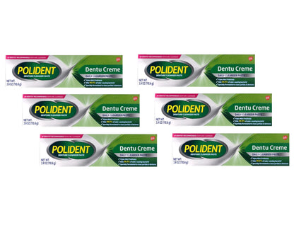 Polident Dentu-Creme 3.9-Ounce (Pack of 6) by GlaxoSmithKline - Denture Cleaner