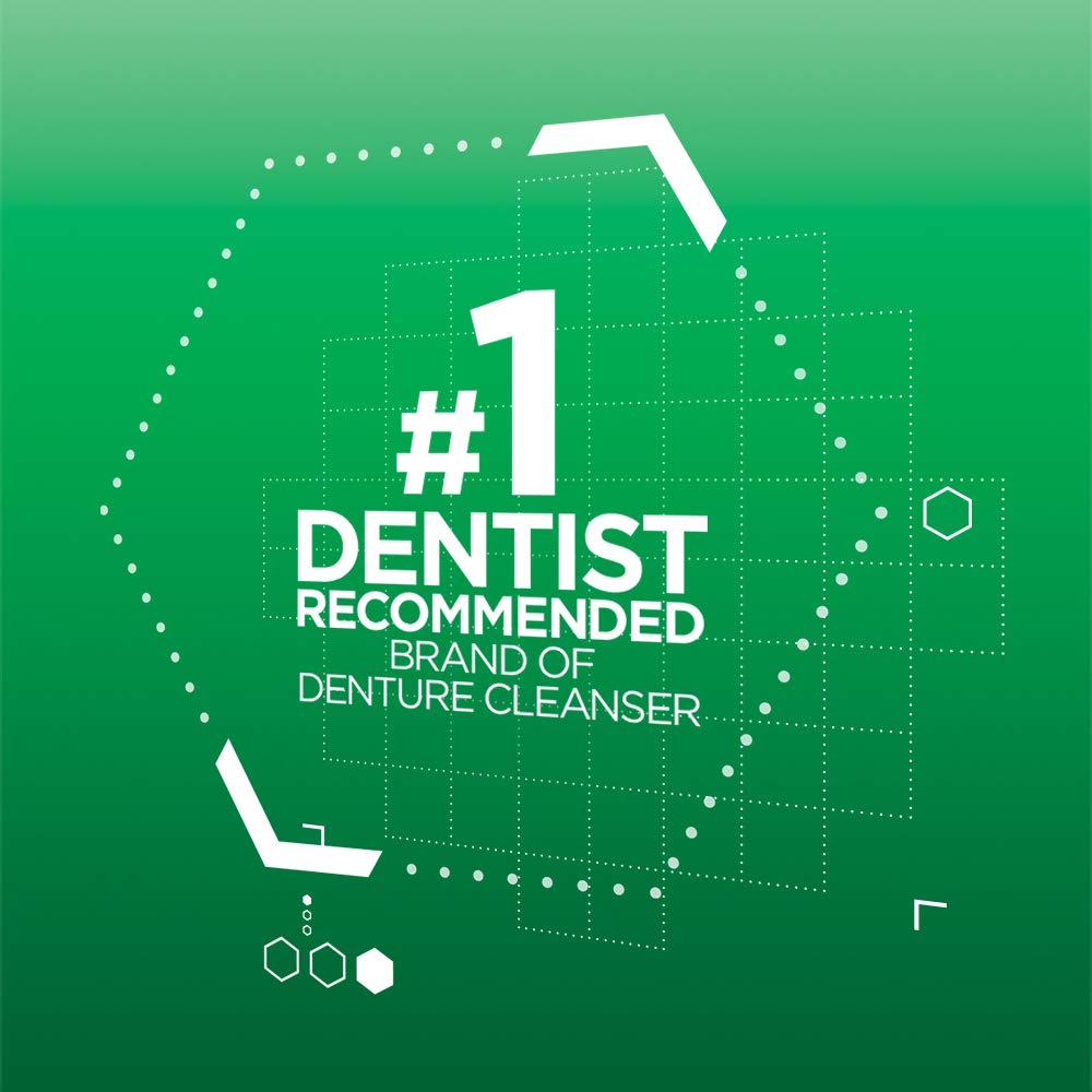 Polident Overnight Whitening Denture Cleanser – 120 Tablets (Pack of 2)