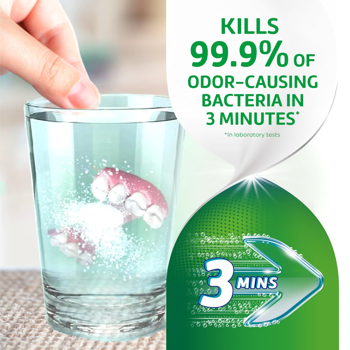 Polident 3 Minute Denture Cleanser Tablets – 84 Count
