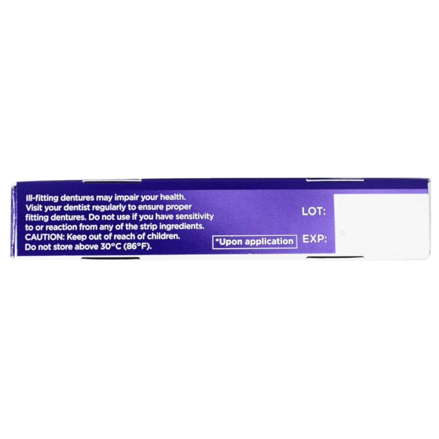 Poligrip Comfort Seal Strips 40 ct – Pack of 3 | Zinc-Free Denture Adhesive