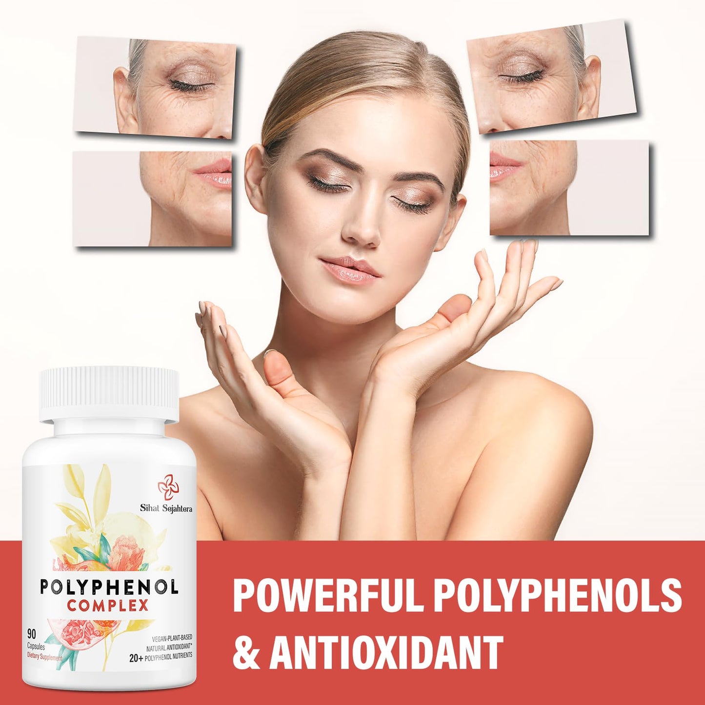 67,500 MG Polyphenols Supplement – Powerful Antioxidants (90 Capsules)