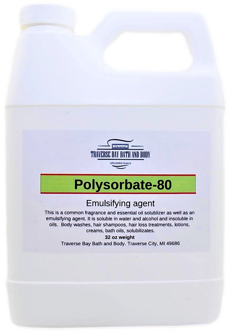 Polysorbate 80 32oz – T-MAZ 80 Tween 80 Surfactant & Emulsifier, Made in USA
