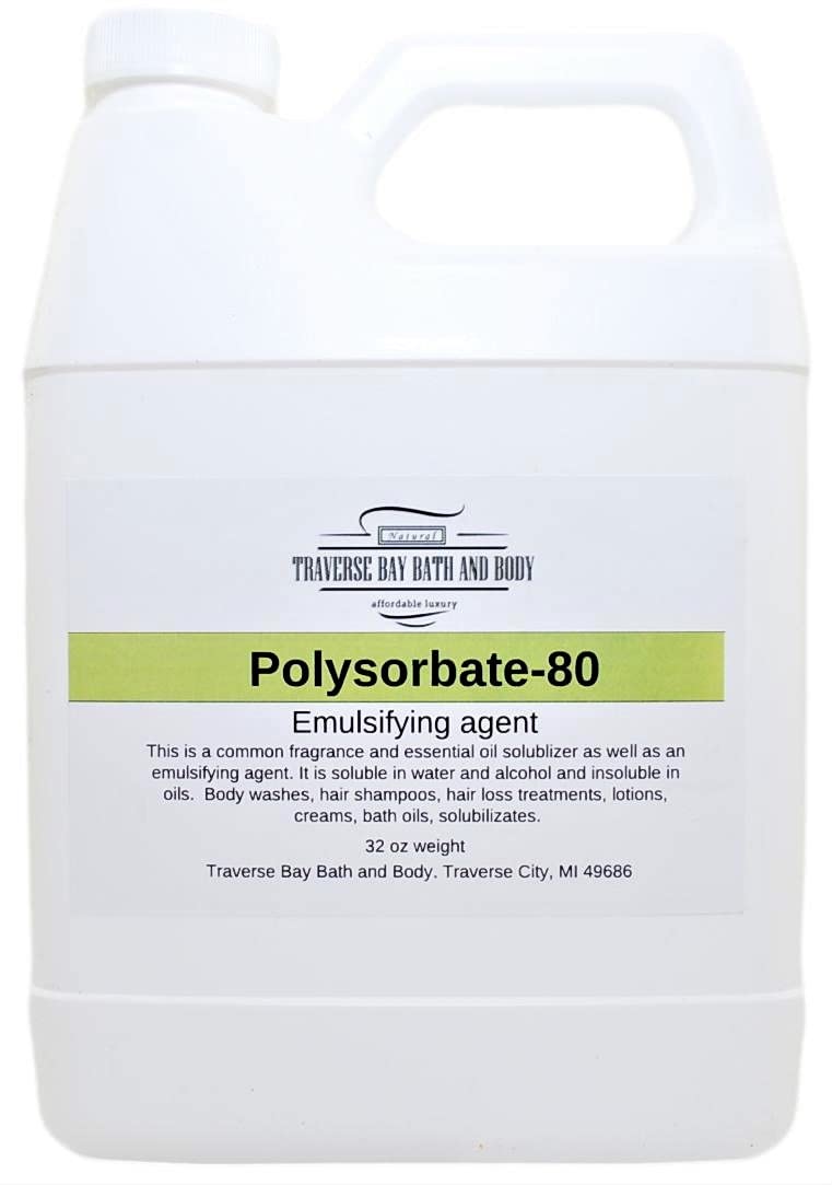Polysorbate 80 32oz – T-MAZ 80 Tween 80 Surfactant & Emulsifier, Made in USA