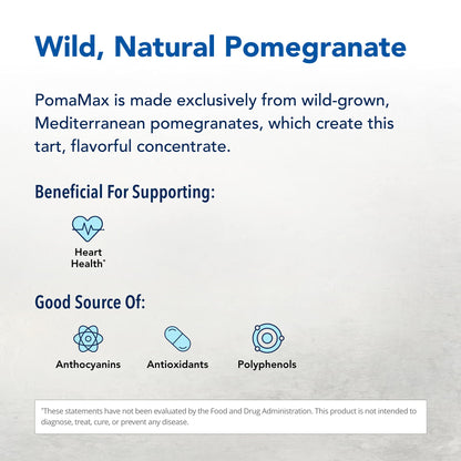 North American Herb & Spice PomaMAX – 12 fl oz Mediterranean Pomegranate Concentrate for Heart & Arterial Support