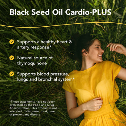 Black Seed Oil Cardio-Plus – Heart Health Support, 8 oz, Non-GMO