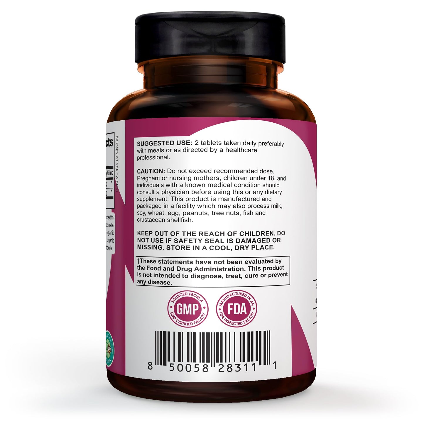 Pomona Wellness Beetroot Powder 1350mg – Organic & Vegan (60 Tablets)