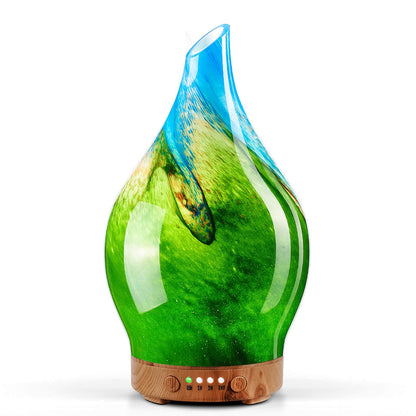 Porseme 150ml Glass Color-Changing Diffuser - Blue Grass