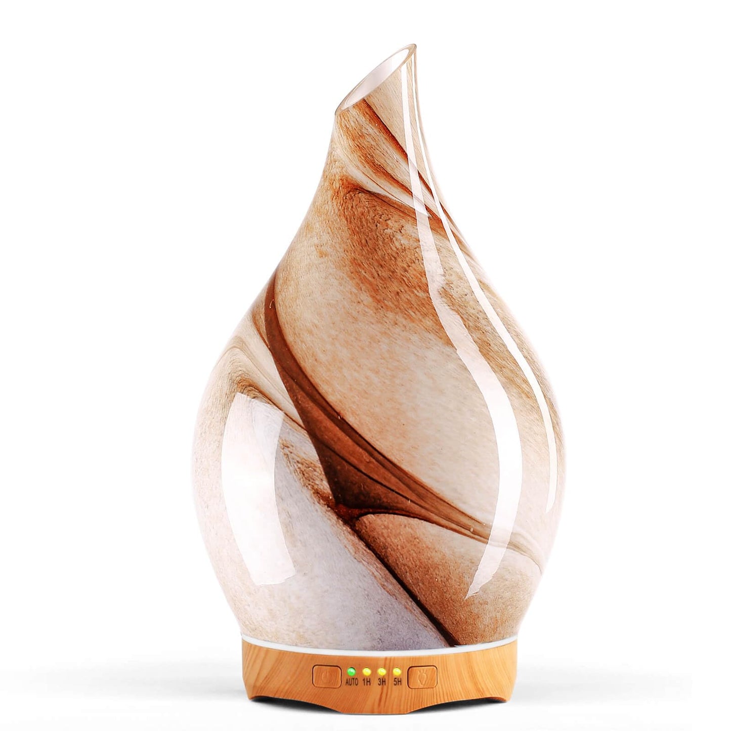 Porseme 280ml Glass Diffuser – Desert Color-Changing Aromatherapy Diffuser