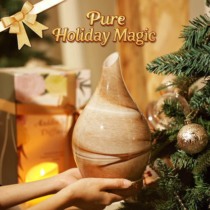 Porseme 280ml Glass Diffuser – Desert Color-Changing Aromatherapy Diffuser