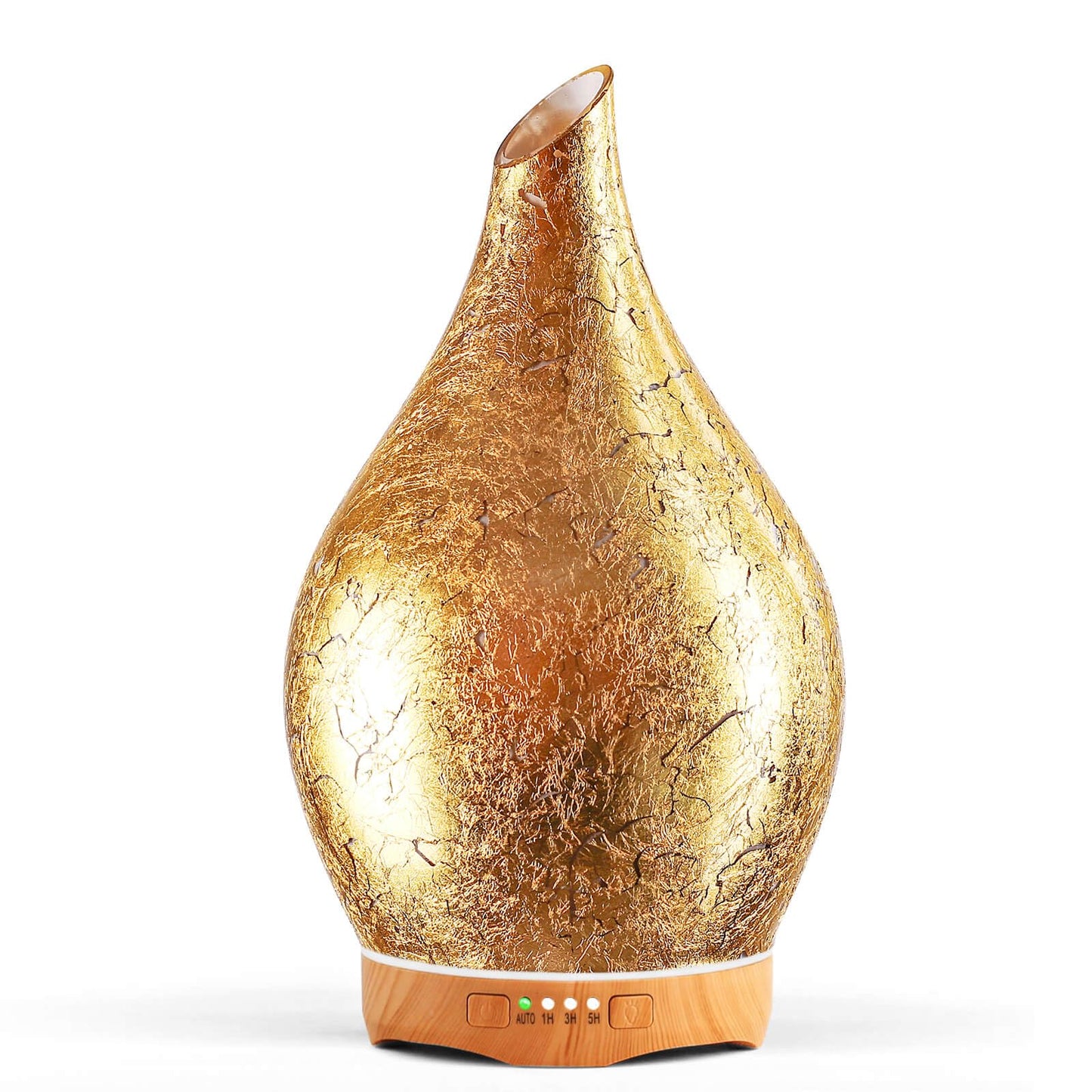Porseme 280ml Essential Oil Diffuser – 3D Glass Aromatherapy Diffusor, Ultrasonic Mist, BPA Free, Auto Shut-Off, Color Changing LED