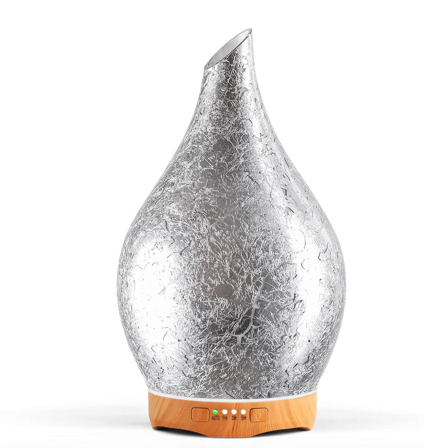 Porseme 280ml Essential Oil Diffuser – 3D Glass Aromatherapy, Ultrasonic Mist, BPA Free, Waterless Auto-Off