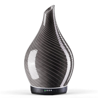 Porseme 280ml Glass Diffuser – Color Changing Aromatherapy, Auto-Off