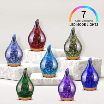 Porseme 280ml Essential Oil Diffuser - Ultrasonic Humidifier with Remote Control