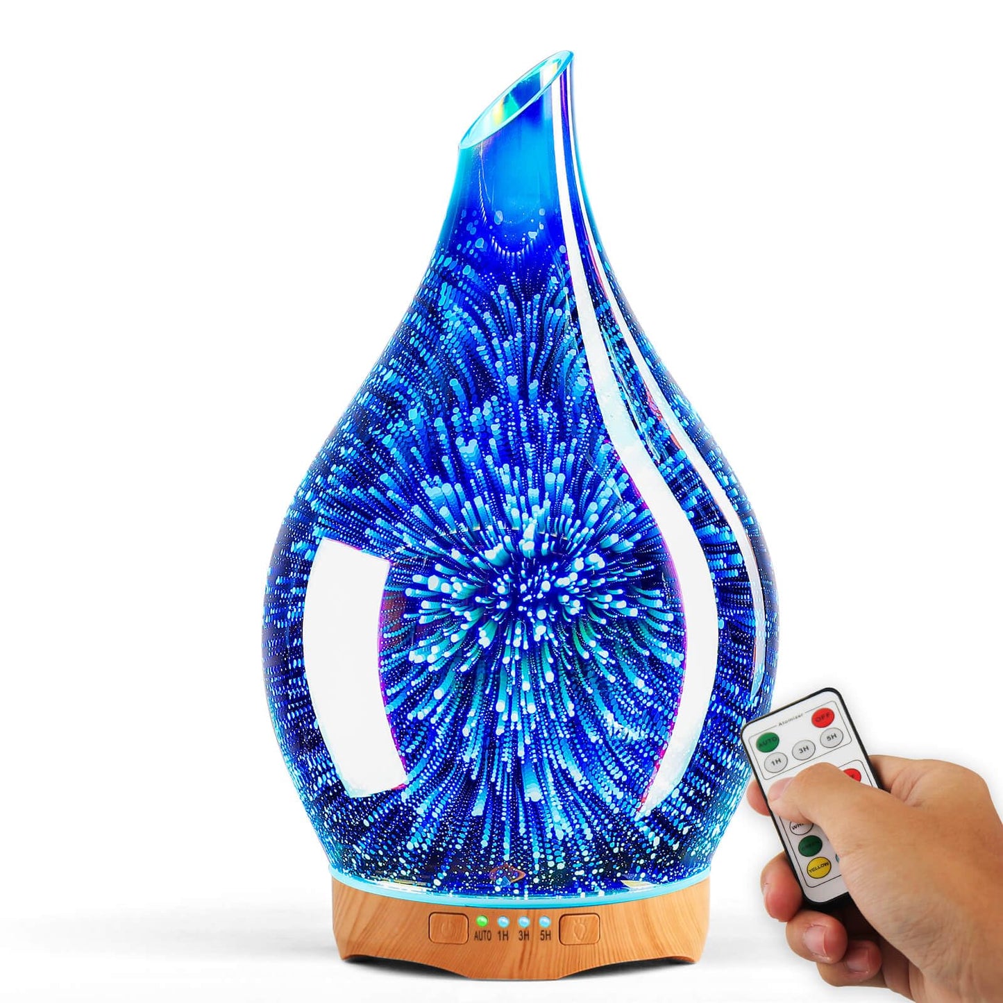 Porseme 280ml Essential Oil Diffuser with Remote - BPA Free, Auto Shut-Off, Ultrasonic Humidifier