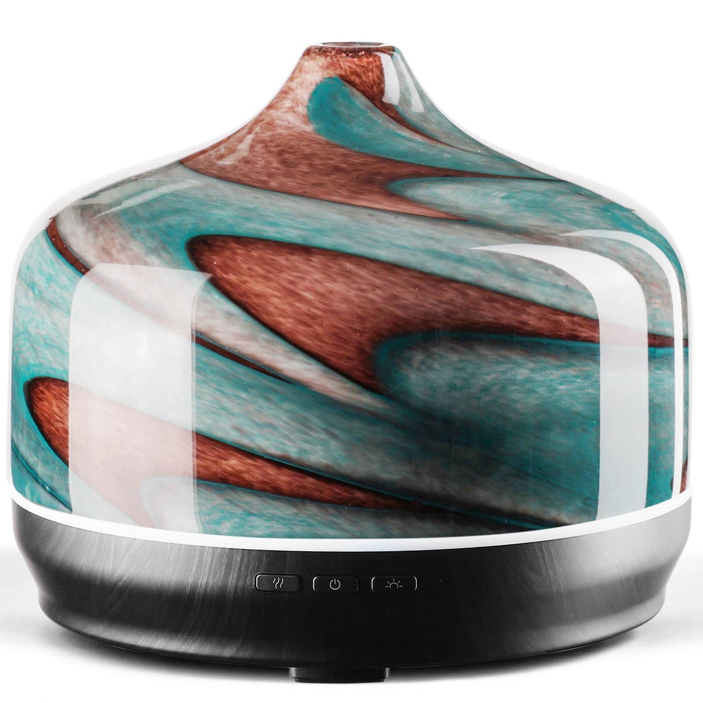 Porseme 500ml Glass Essential Oil Diffuser - Teal Green