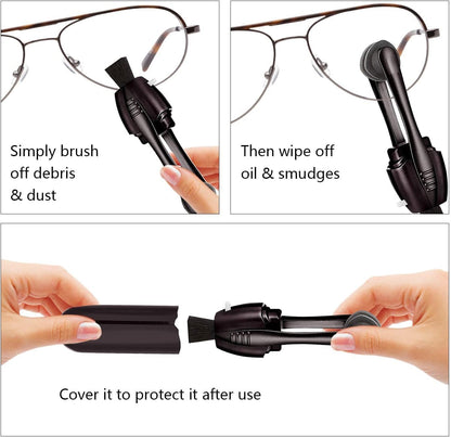 Eye Glasses Cleaner (3PC) - Portable Carbon Microfiber Kit