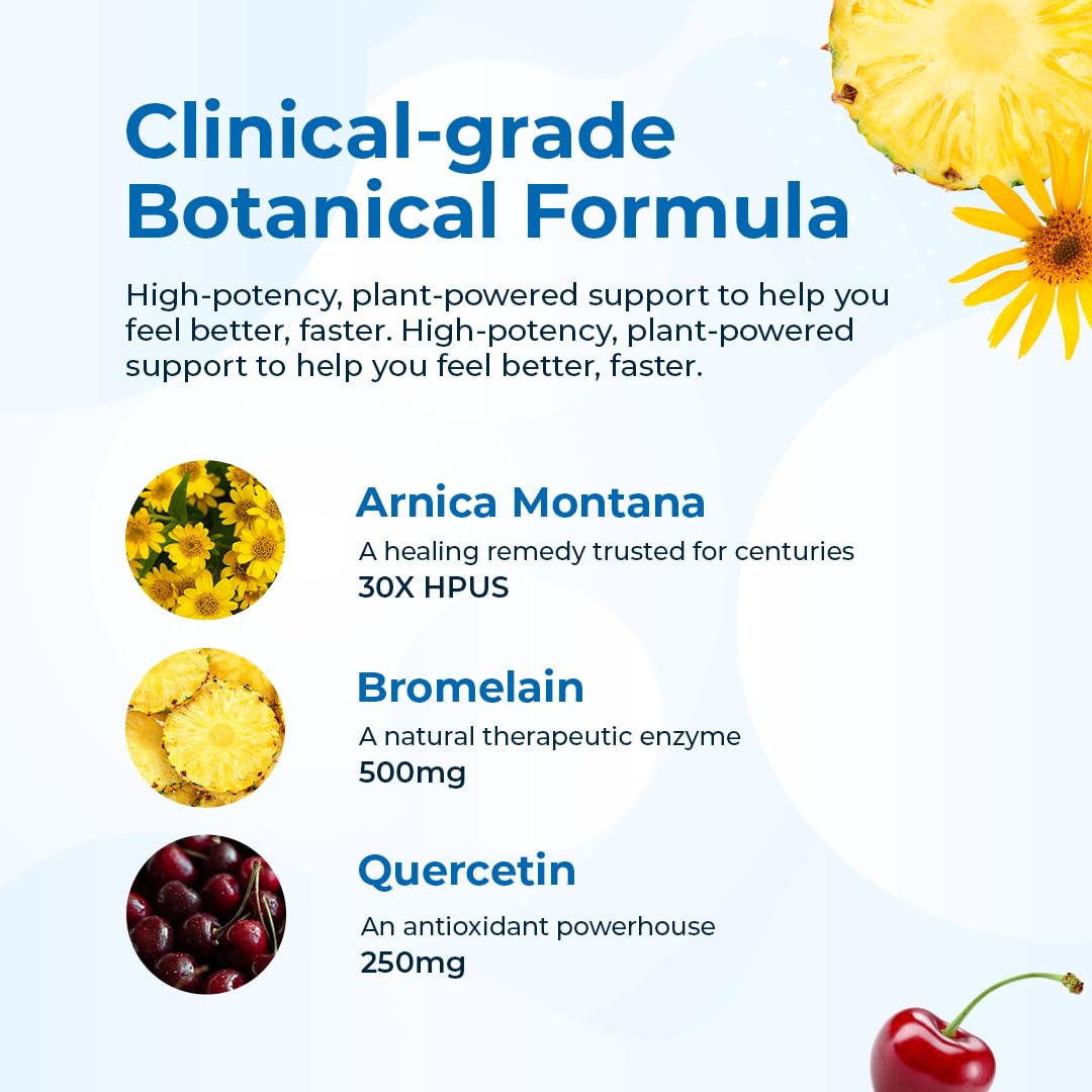 VitaMedica Arnica & Bromelain Blister Packs Bundle – Post-Surgery Recovery (2-Pack, 5 Day Supply)