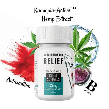 Post Surgery & Injury Support | KannopiaActive Hemp with Astaxanthin (30ct)