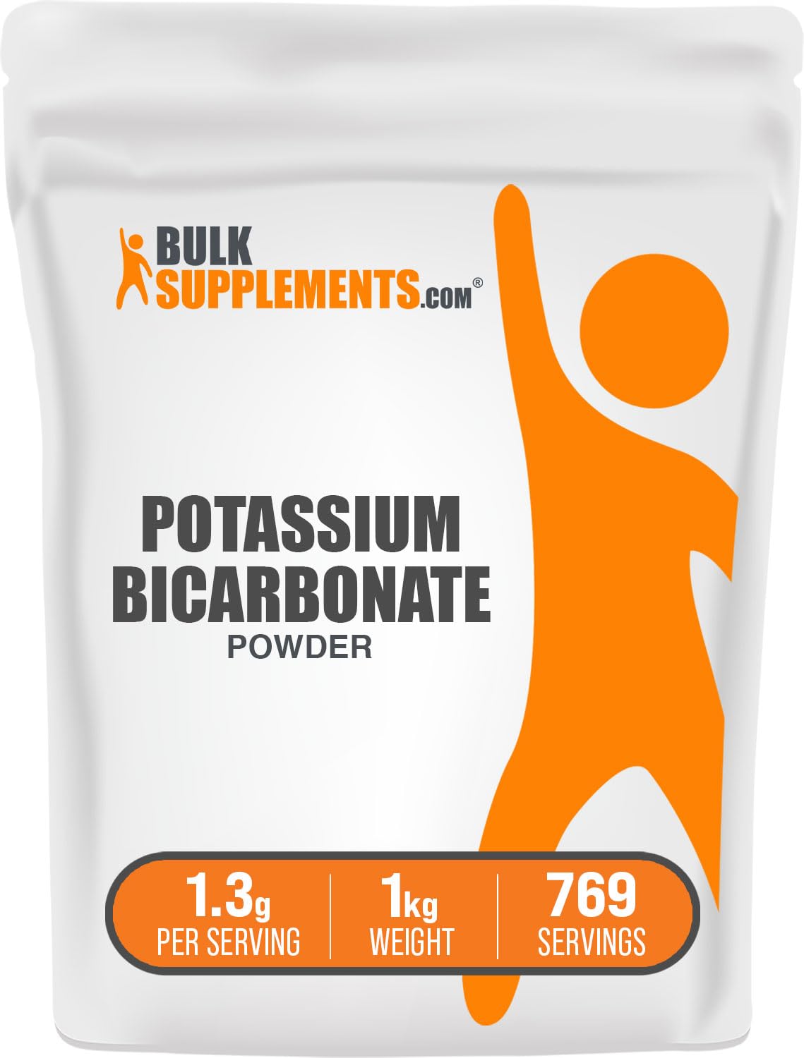 Potassium Bicarbonate Powder – Food Grade, Gluten Free | BulkSupplements