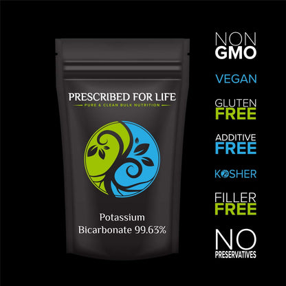 Potassium Bicarbonate Powder - Pure USP Grade 1lb | Prescribed for Life