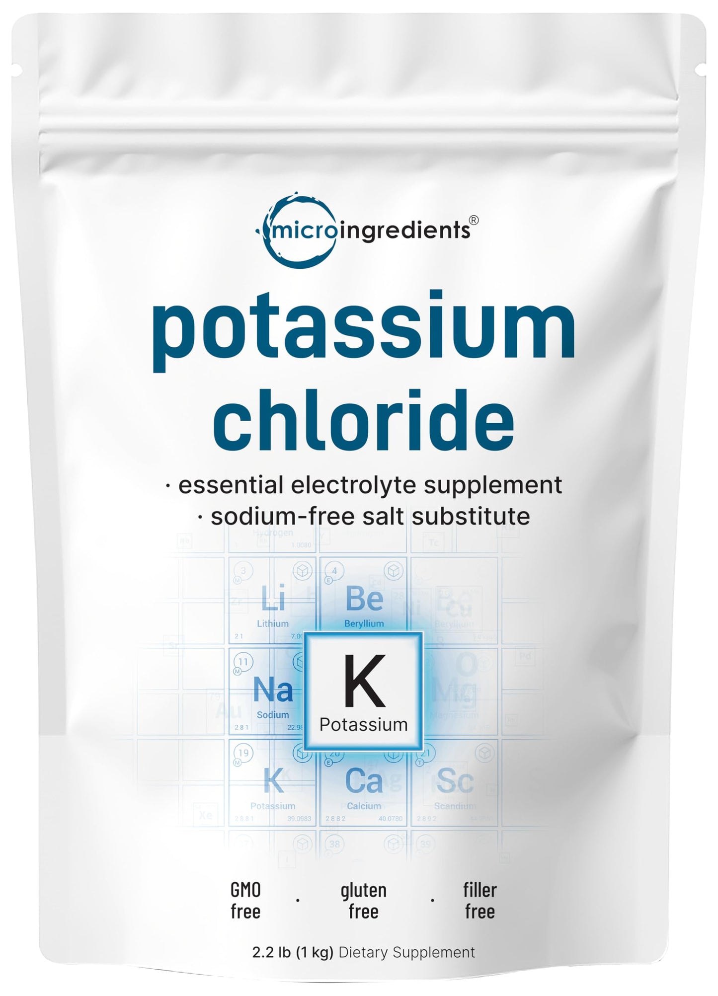 Potassium Chloride Powder 1 KG | Electrolyte Mineral Support