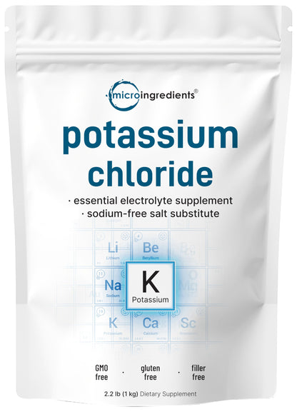 Potassium Chloride Powder 1 KG | Electrolyte Mineral Support