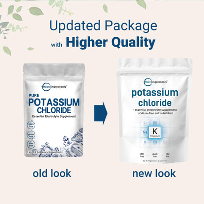 Potassium Chloride Powder 1 KG | Electrolyte Mineral Support