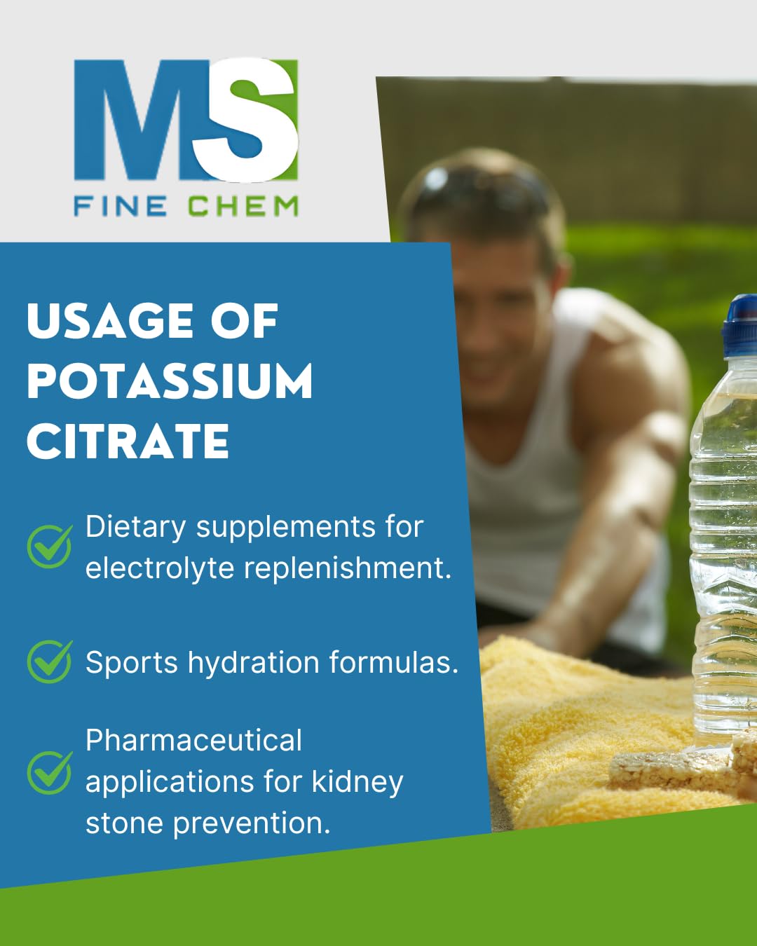 Potassium Citrate Powder 500g | Electrolyte Supplement | Vegan Friendly