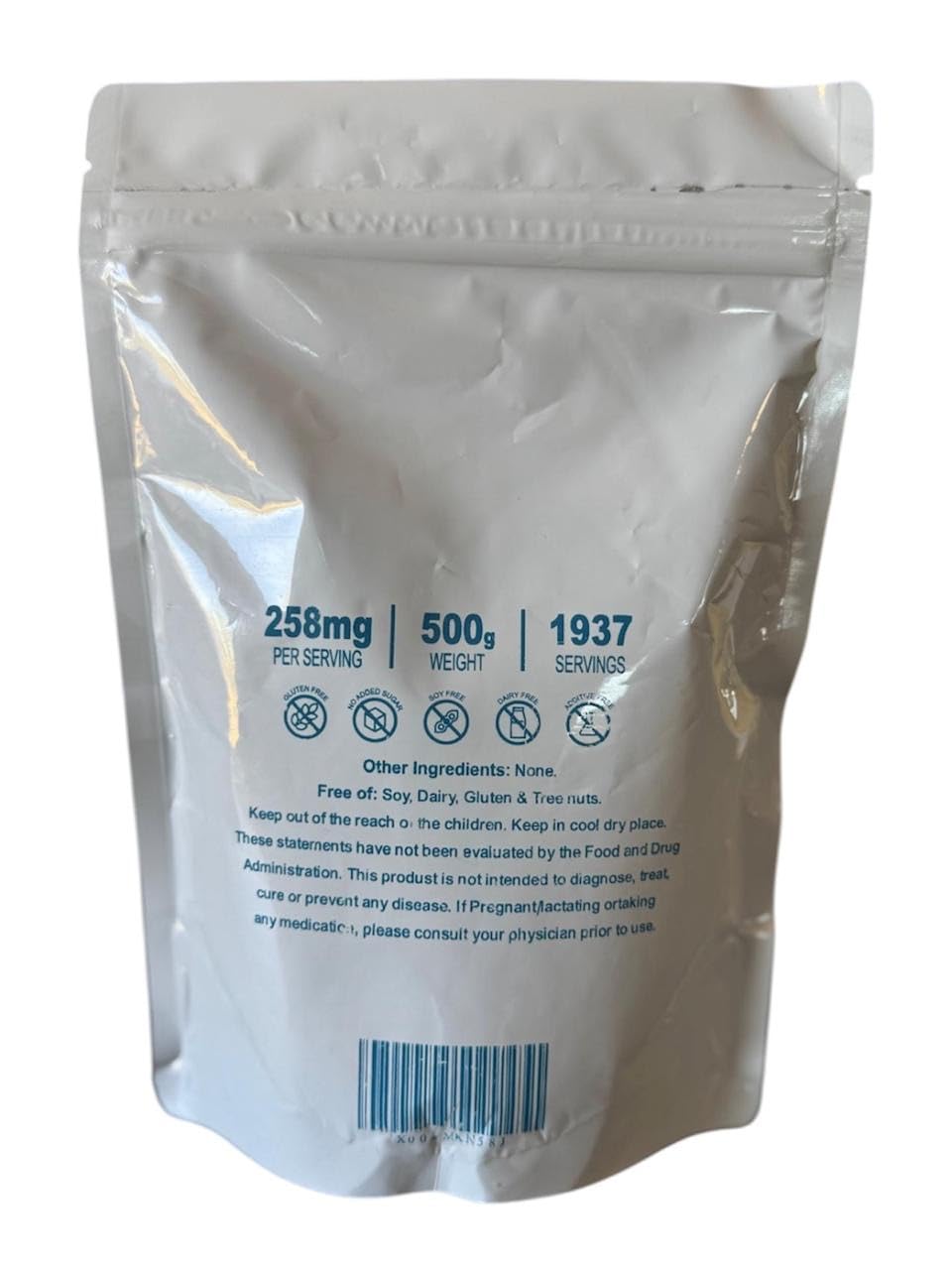Potassium Citrate Powder 500g | Electrolyte Supplement | Vegan Friendly