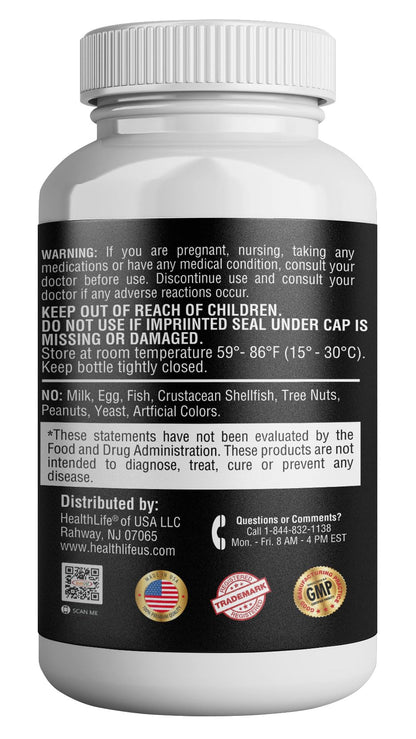 Potassium Iodide 130 mg KI Tablets – 120 Count – USA Made Potassium Iodine Pills
