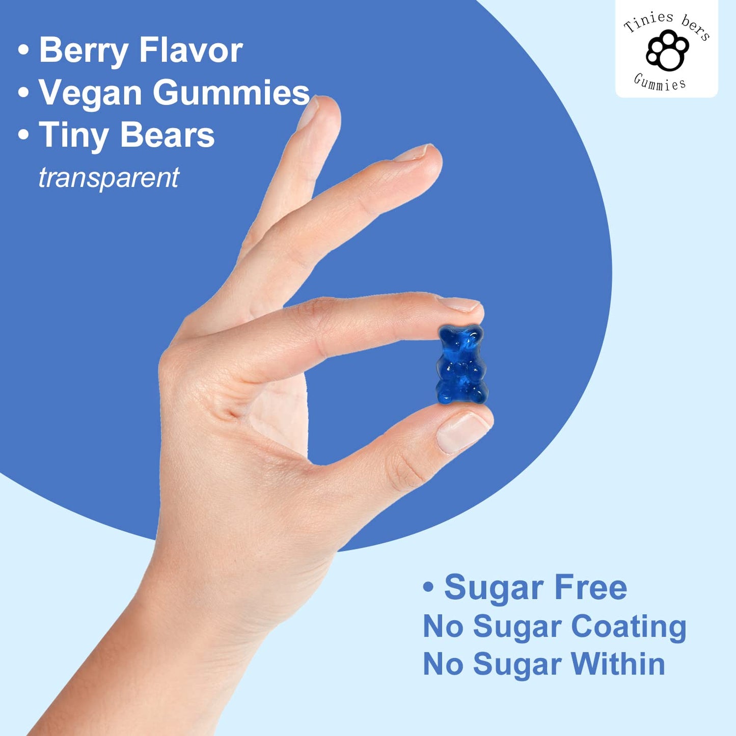 Potassium Magnesium Gummies – Sugar Free, Vegan, Non-GMO | Berry Flavor | 30 Servings