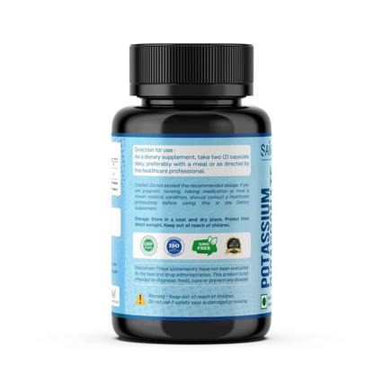 Potassium Supplement 1020mg – High Absorption, 120 Capsules