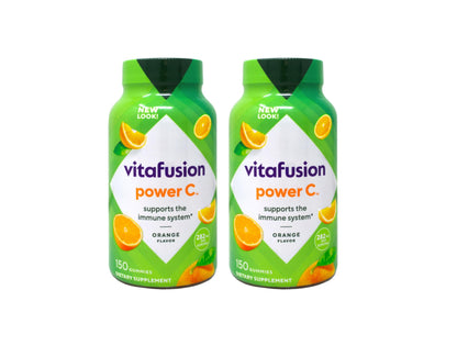 Power C Gummies for Adults (Family Bundle) | Vitafusion Orange Vitamin C