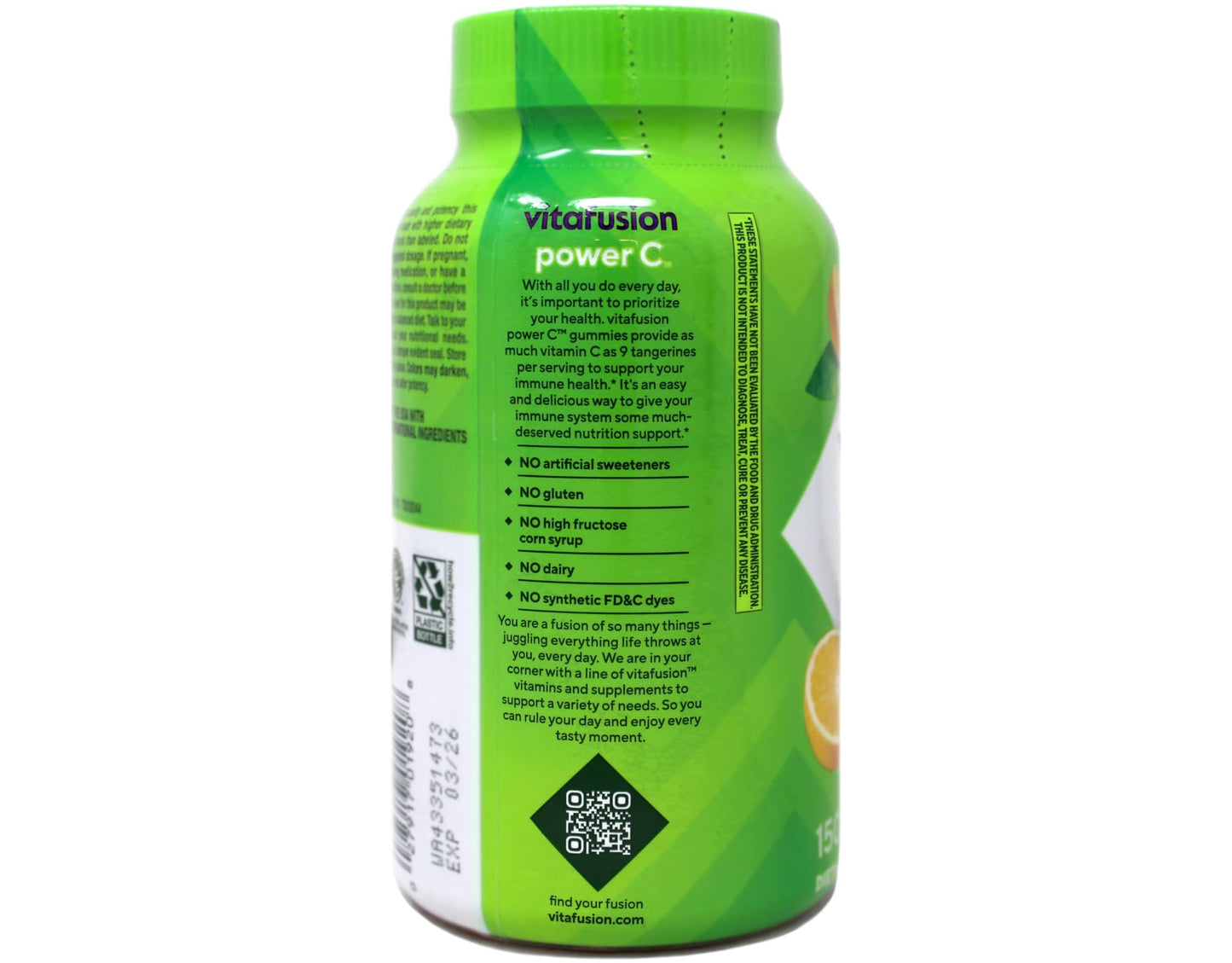 Power C Gummies for Adults (Family Bundle) | Vitafusion Orange Vitamin C