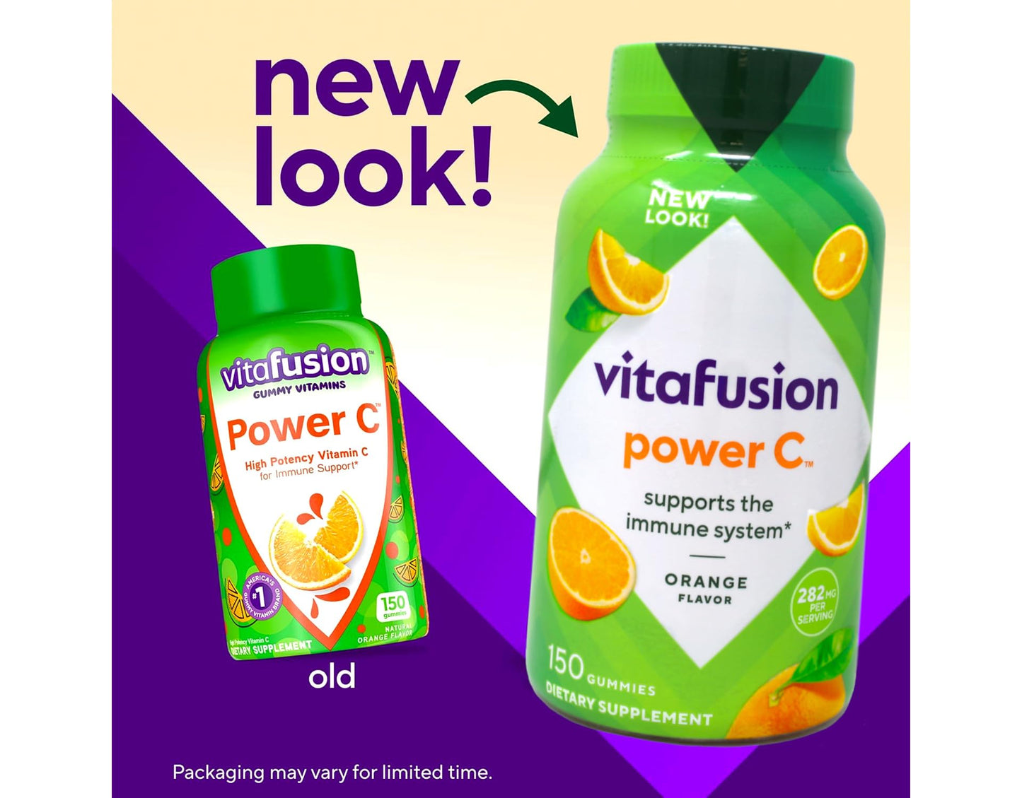 Power C Gummies for Adults (Family Bundle) | Vitafusion Orange Vitamin C