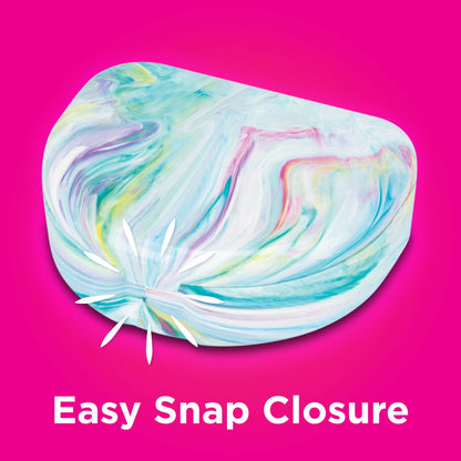 Practicon Vibrant Marble Retainer Cases – 6 Pack | Clear Aligner & Retainer Box