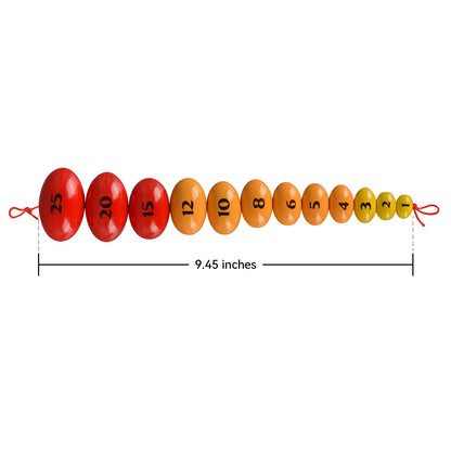 Wooden Prader Orchidometer – Testis Size Measurement for Endocrinologists & Pediatricians