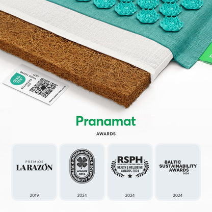 Pranamat Large Acupressure Mat & Pillow Set – Therapy (Lavander)