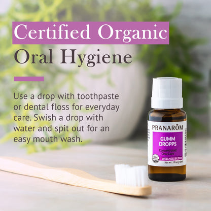 Pranarom Gumm Dropps | Essential Oil for Teeth & Gums | Natural Oral Care (5 ml)
