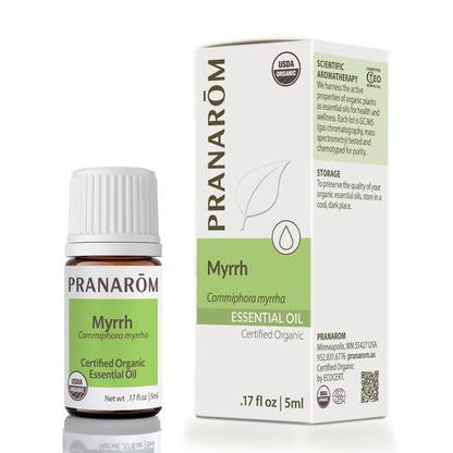 Pranarom Myrrh Essential Oil (5ml) – 100% Pure Organic Therapeutic Grade